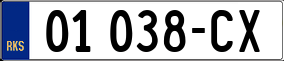 Truck License Plate
